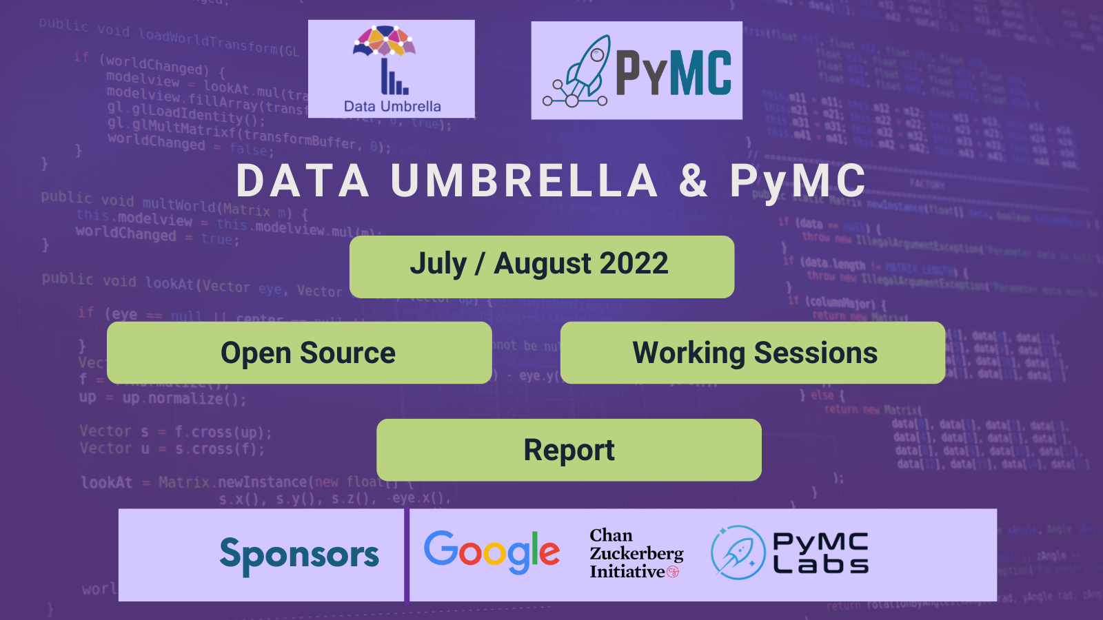 Data Umbrella PyMC 2022 Open Source Report